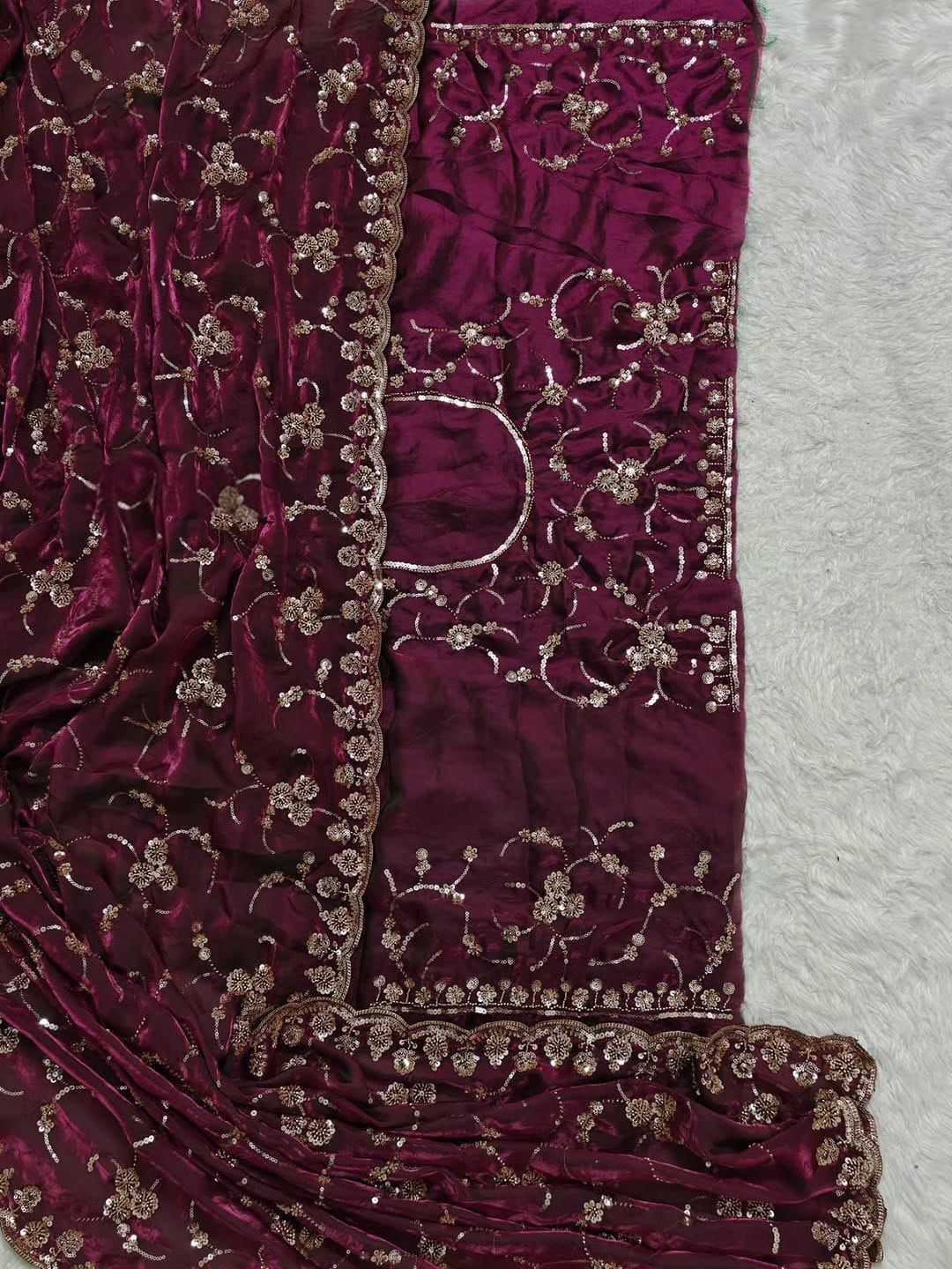 YNF Wholesale Space Silk Party Wear Silk Sarees  | Surat Manufacturer
