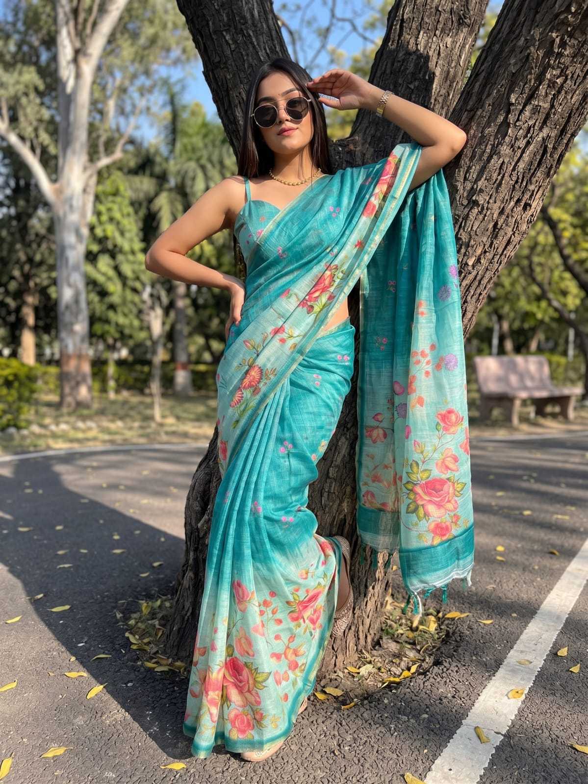 YNF Wholesale Linen Designer Sarees KESH488 Aadhyaani | Surat Manufacturer