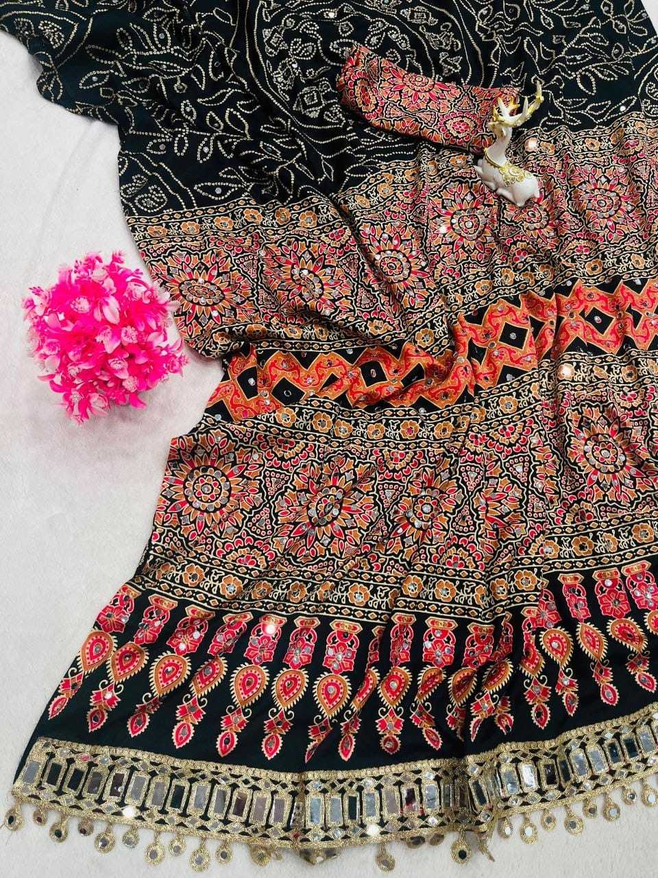 YNF Wholesale Crepe Silk Printed Sarees  | Surat Manufacturer