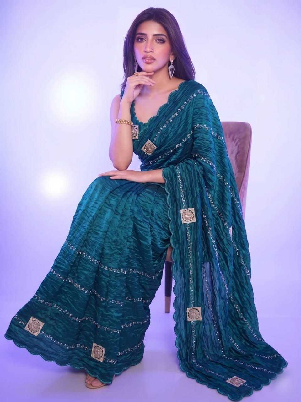 YNF Wholesale Crush Silk Designer Sarees KESH488 Crush | Surat Manufacturer
