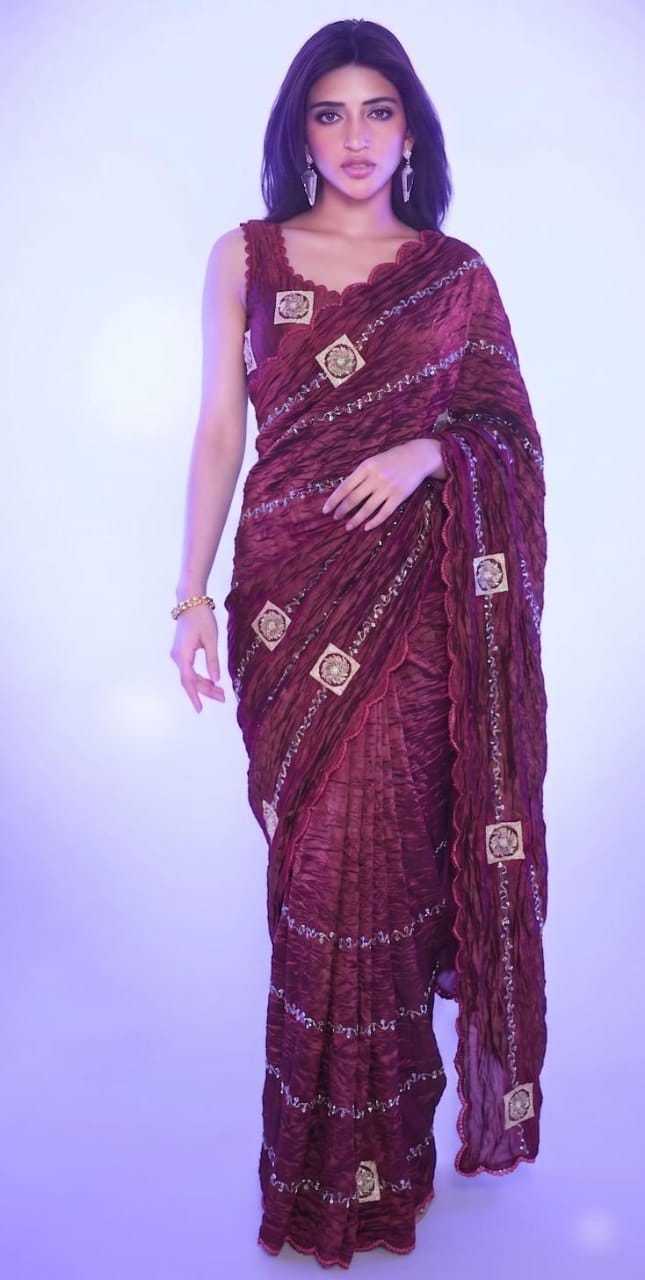 YNF Wholesale Crush Silk Designer Sarees KESH488 Crush | Surat Manufacturer