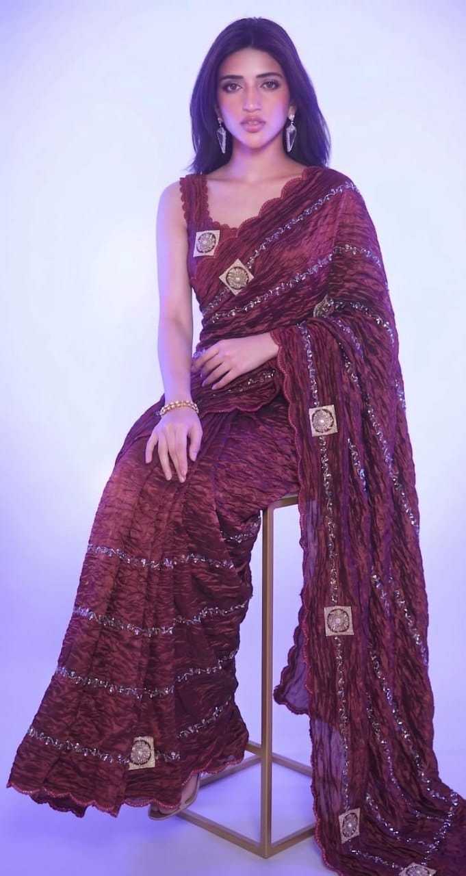 YNF Wholesale Crush Silk Designer Sarees KESH488 Crush | Surat Manufacturer