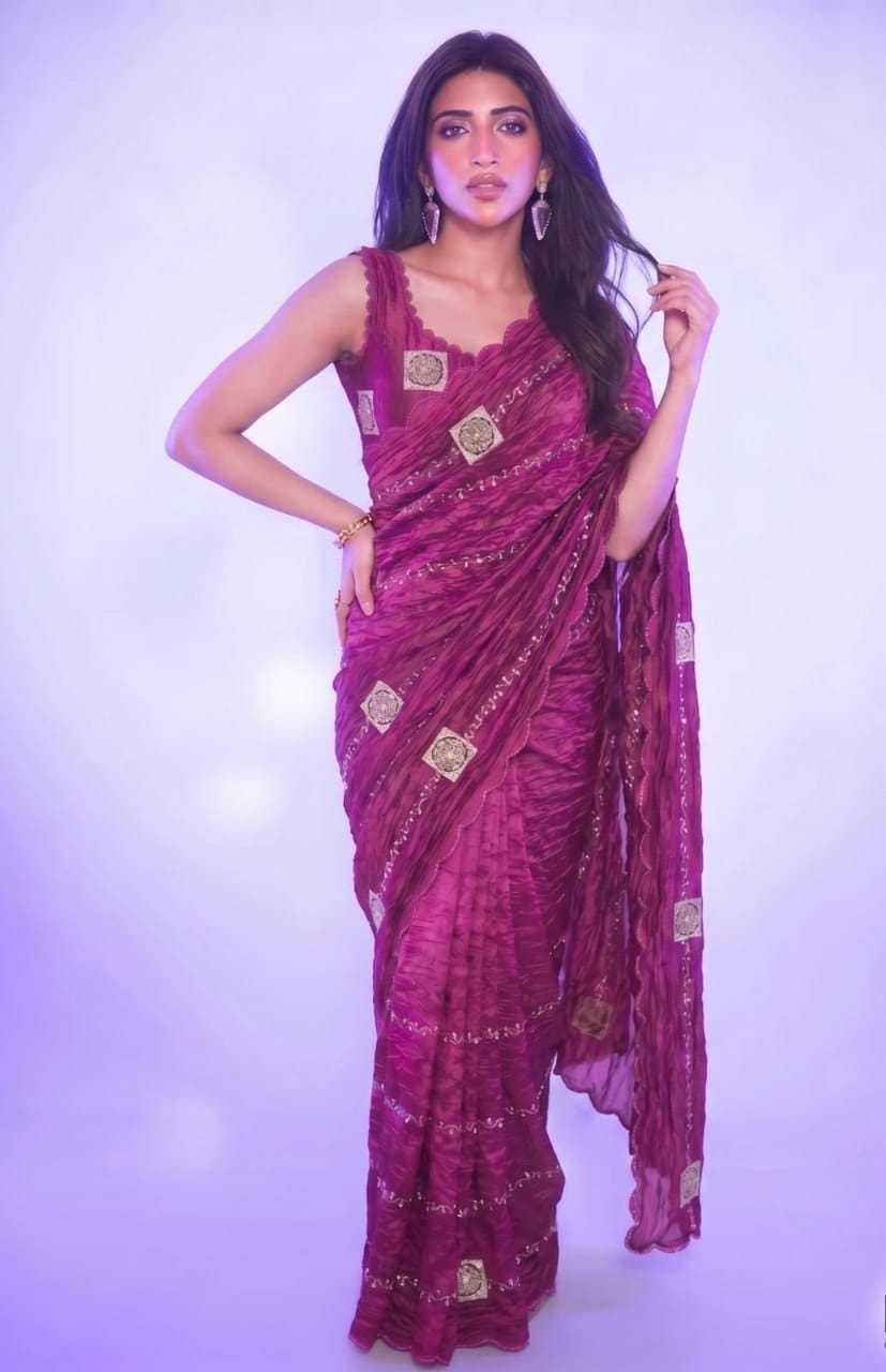 YNF Wholesale Crush Silk Designer Sarees KESH488 Crush | Surat Manufacturer