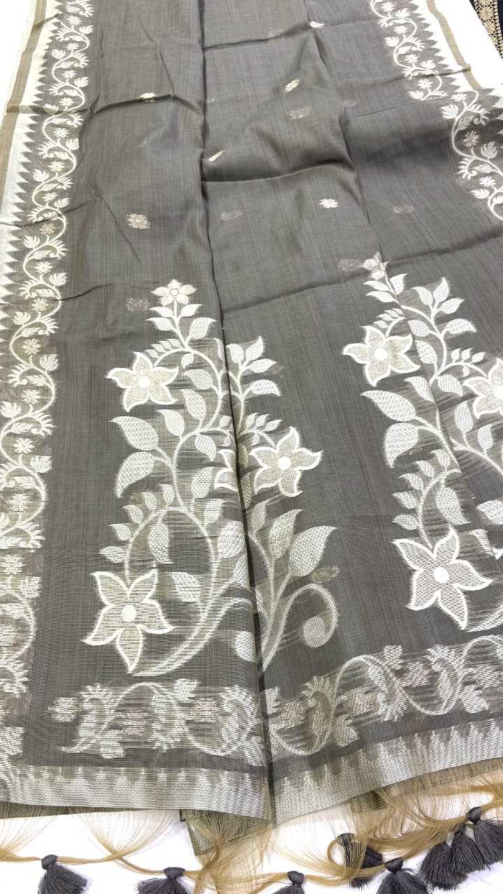 YNF Wholesale Soft Jamdani Floral Sarees KESH488 DAN | Surat Manufacturer