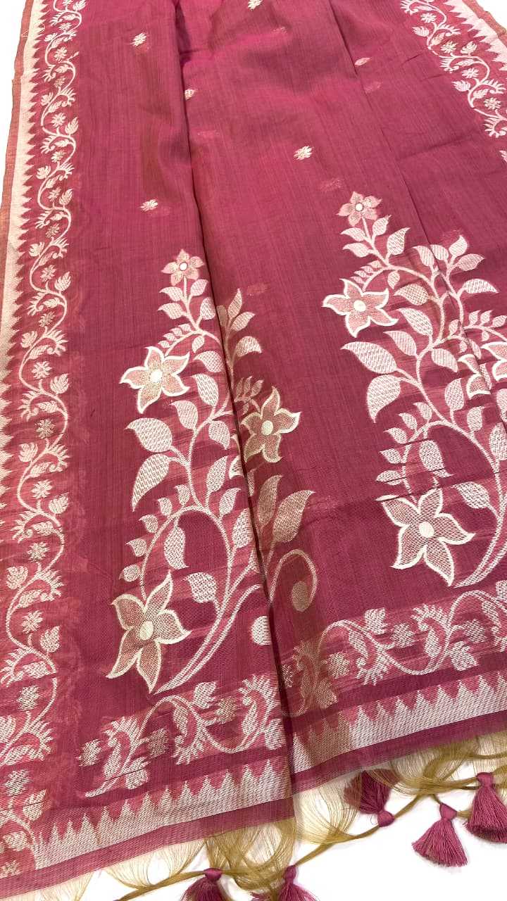 YNF Wholesale Soft Jamdani Floral Sarees KESH488 DAN | Surat Manufacturer