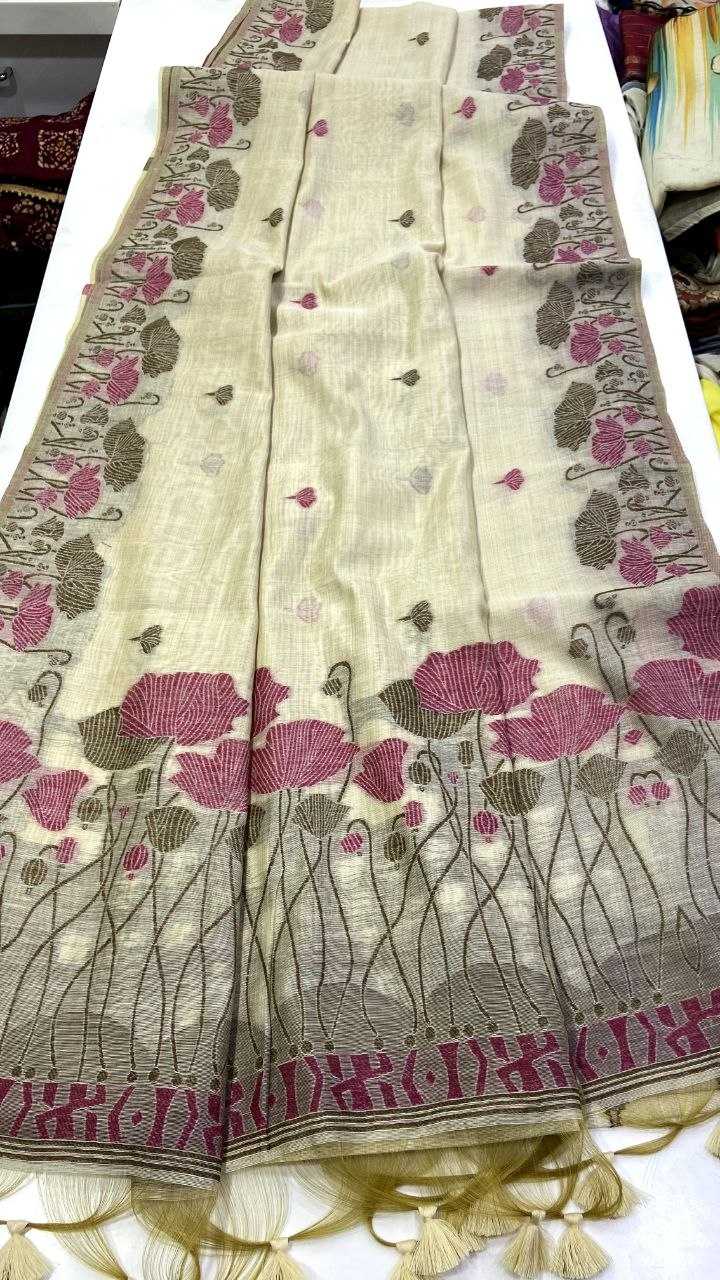 YNF Wholesale Soft Jamdani Designer Sarees  | Surat Manufacturer