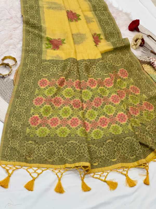 YNF Wholesale Cotton Designer Sarees KESH488 Finish | Surat Manufacturer