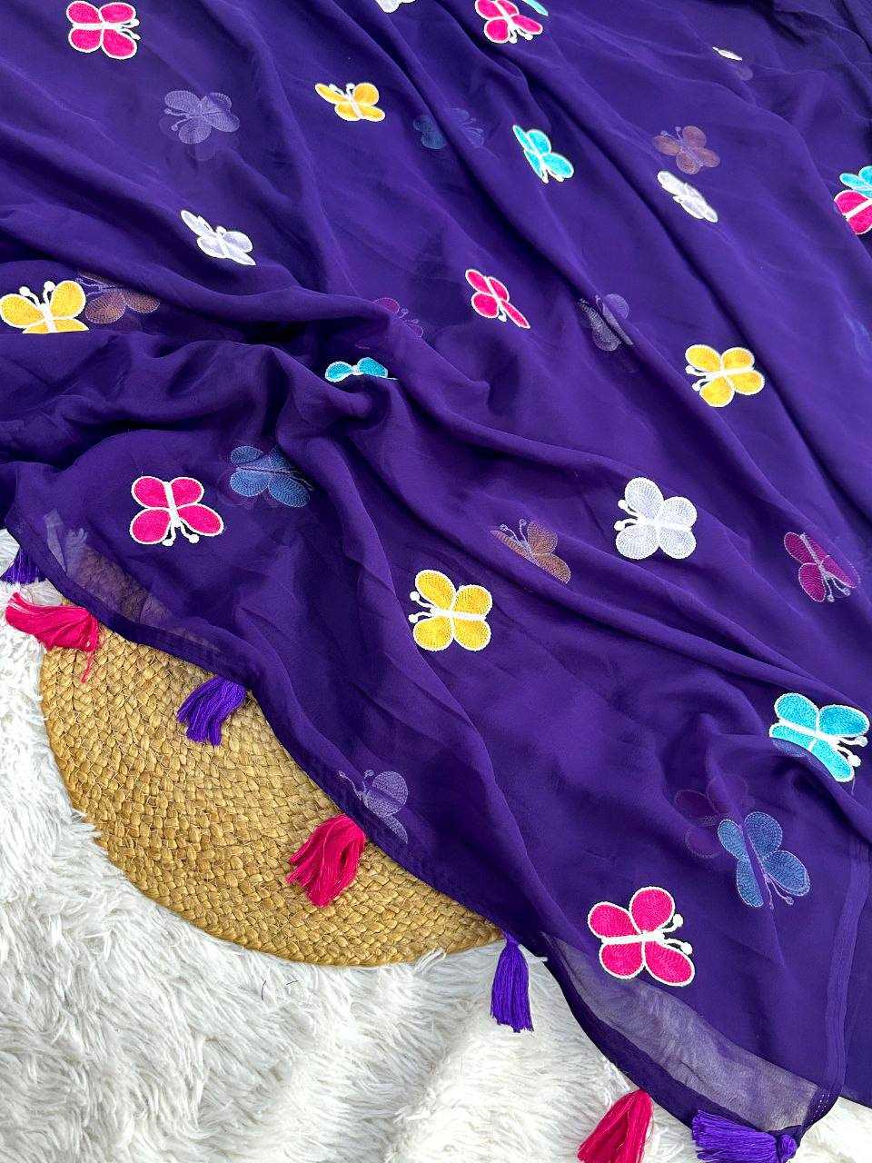 YNF Wholesale Georgette Party Wear Sarees  | Surat Manufacturer