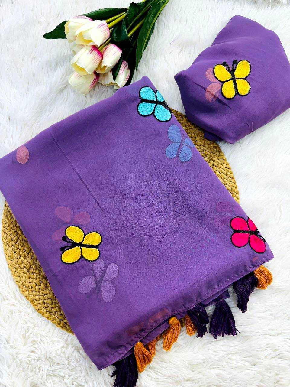 YNF Wholesale Georgette Party Wear Sarees  | Surat Manufacturer