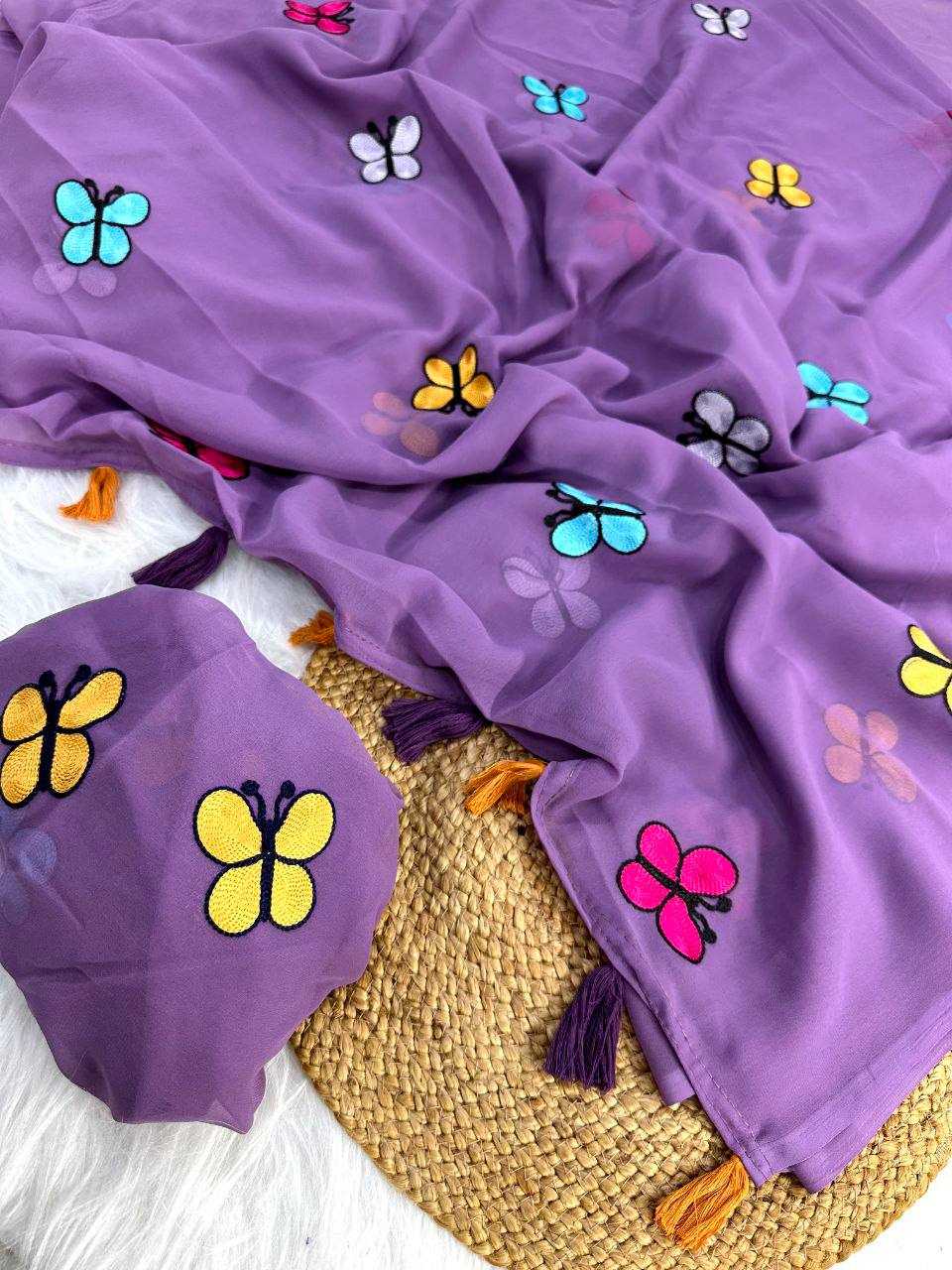 YNF Wholesale Georgette Party Wear Sarees  | Surat Manufacturer