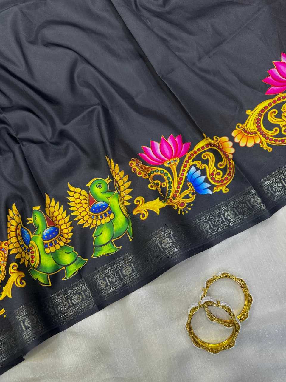 YNF Wholesale Premium Silk Printed Sarees  | Surat Manufacturer