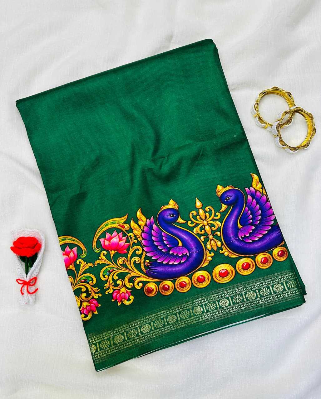 YNF Wholesale Premium Silk Printed Sarees  | Surat Manufacturer