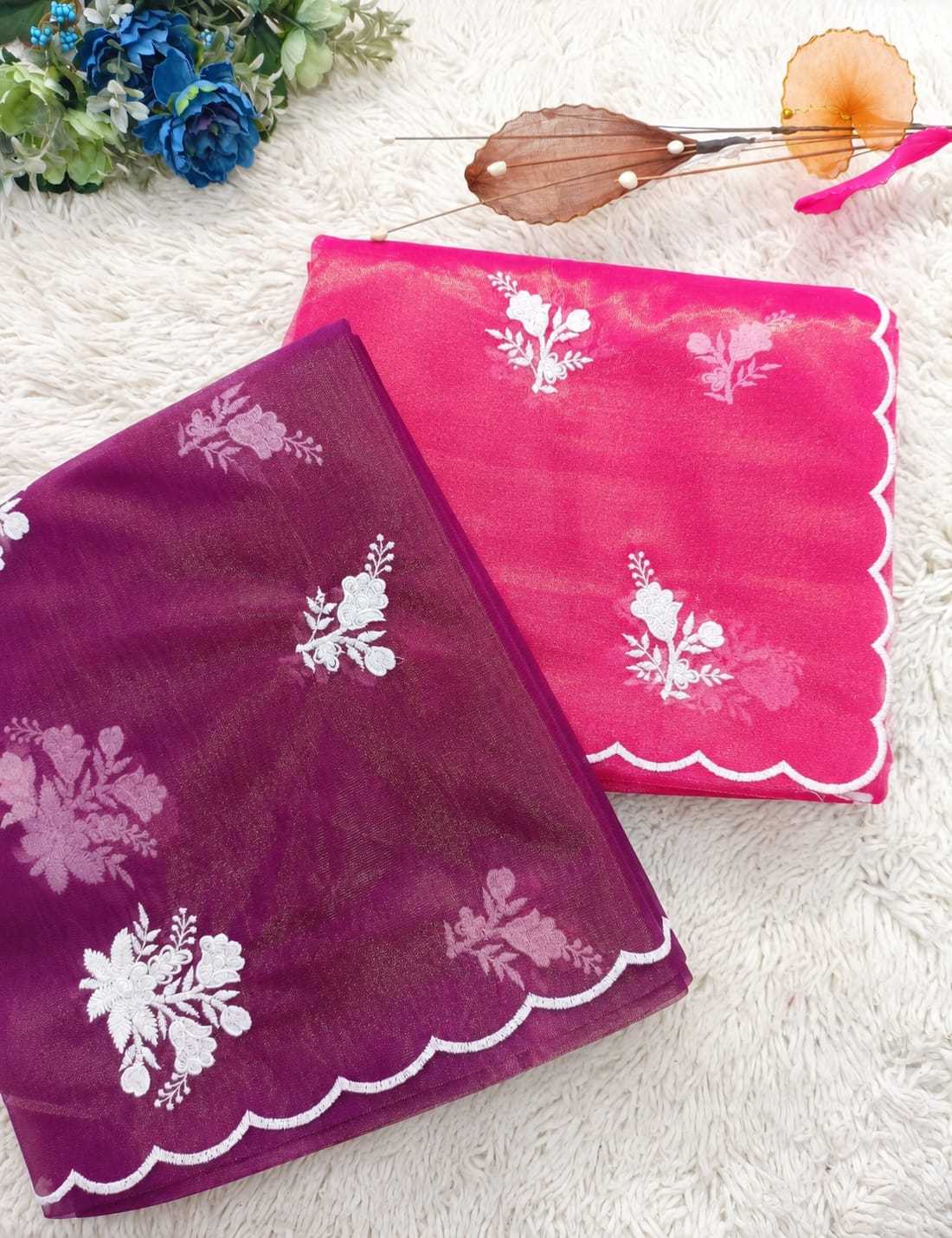 YNF Wholesale Twill Net Fancy Sarees  | Surat Manufacturer