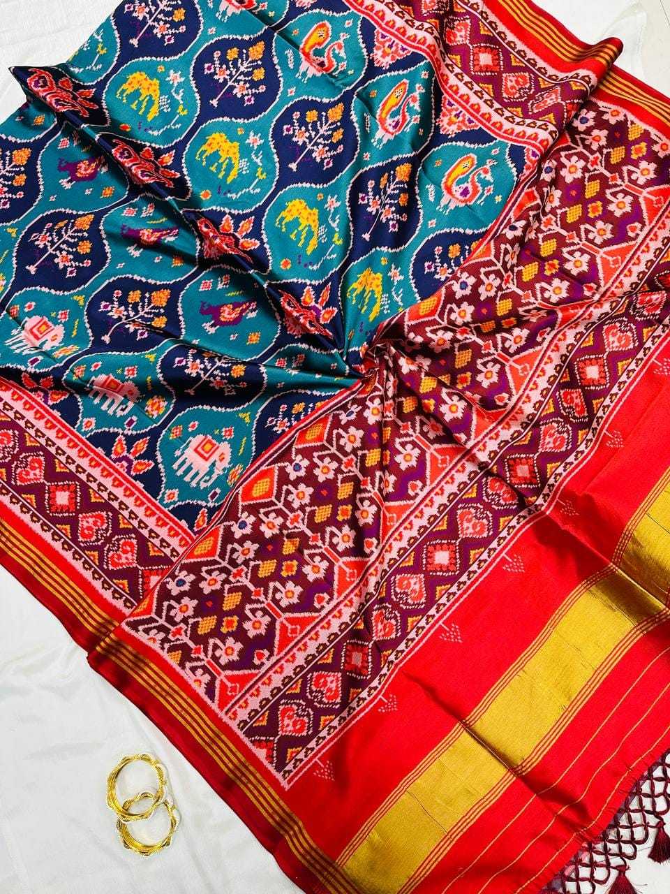 YNF Wholesale Soft Patola Silk Ikkat Saree KESH488 Patola | Surat Manufacturer