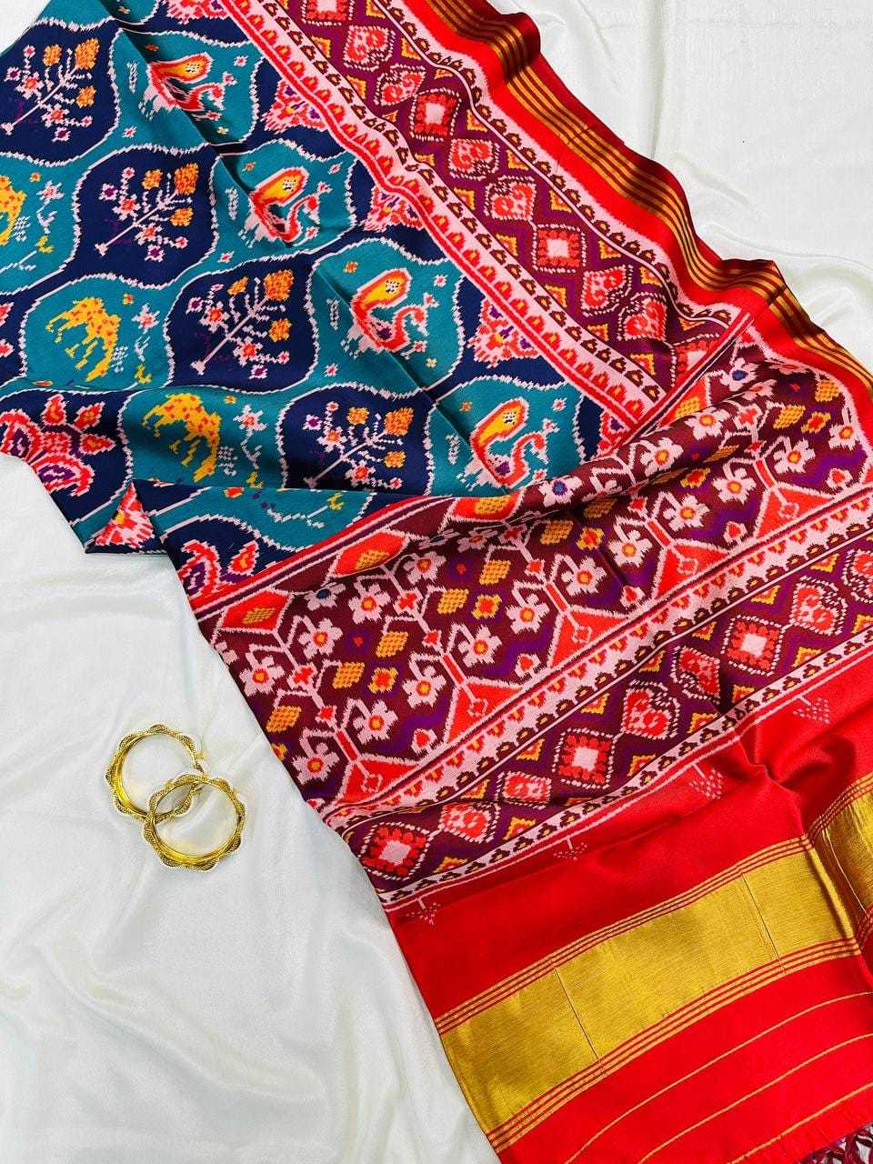 YNF Wholesale Soft Patola Silk Ikkat Saree KESH488 Patola | Surat Manufacturer