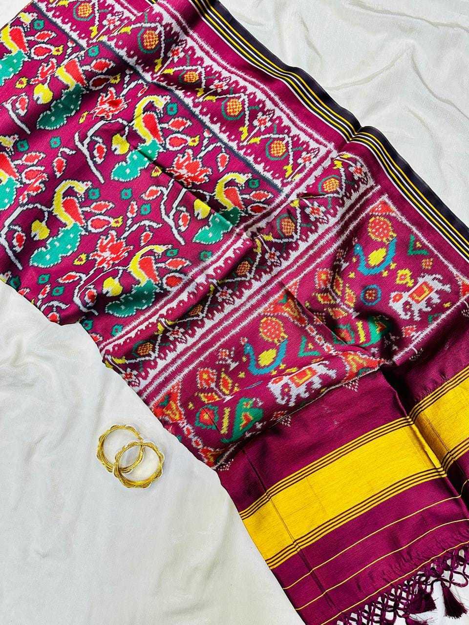 YNF Wholesale Soft Patola Silk Zari Border Sarees KESH488 Patola | Surat Manufacturer