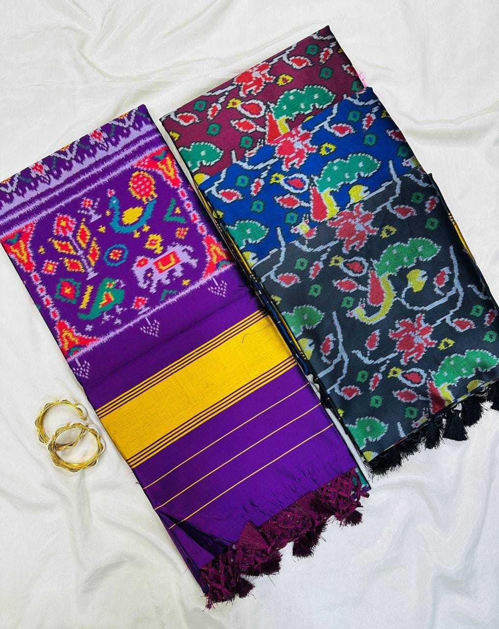 YNF Wholesale Soft Patola Silk Zari Border Sarees KESH488 Patola | Surat Manufacturer
