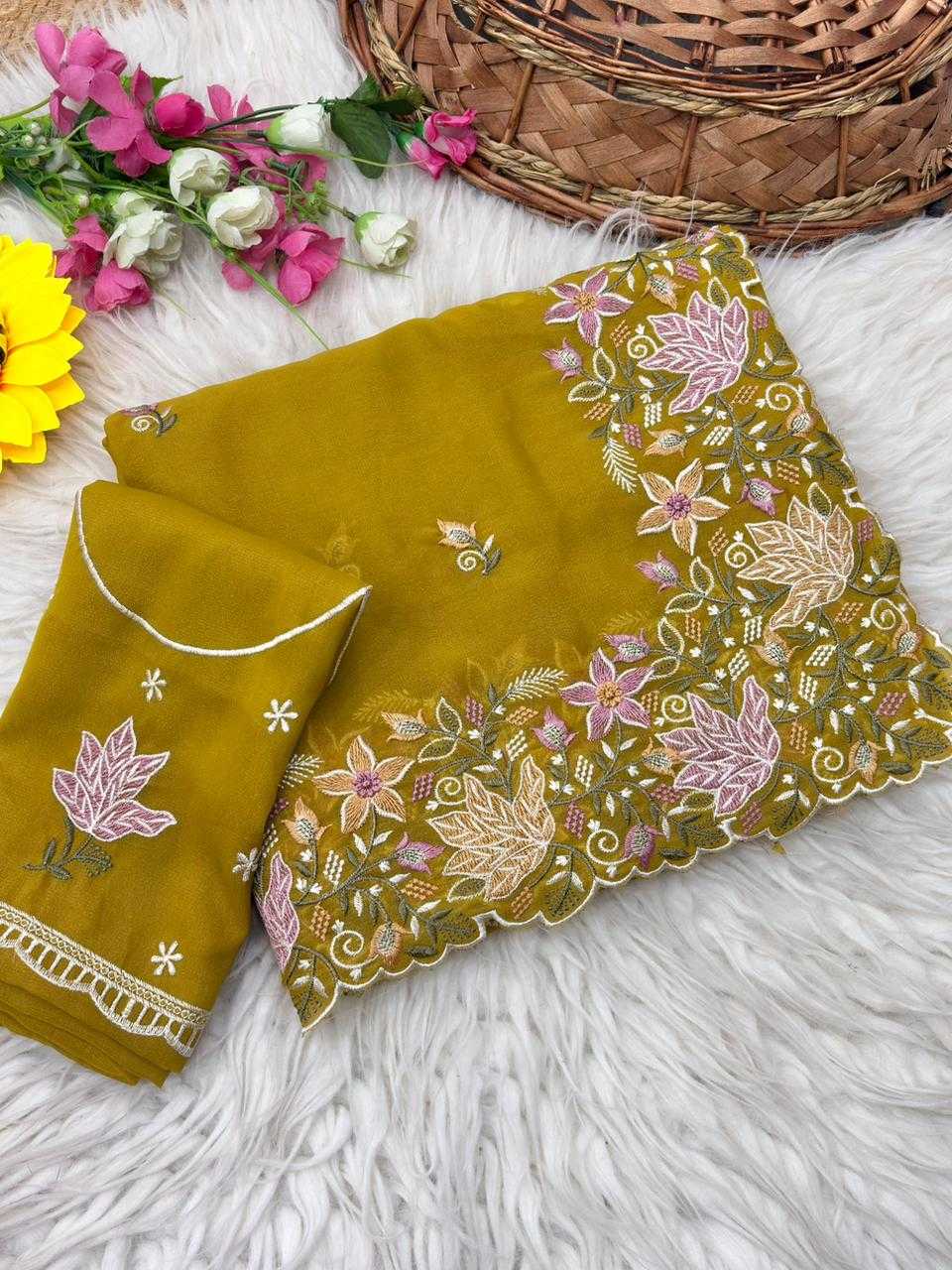 YNF Wholesale Georgette Georgette Sarees KESH488 Pihu | Surat Manufacturer