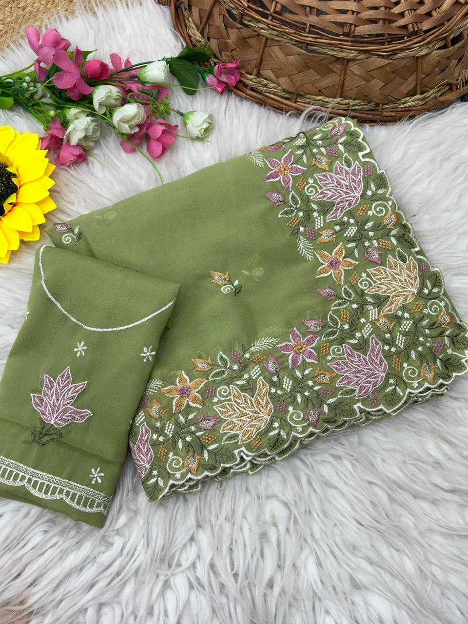 YNF Wholesale Georgette Georgette Sarees KESH488 Pihu | Surat Manufacturer