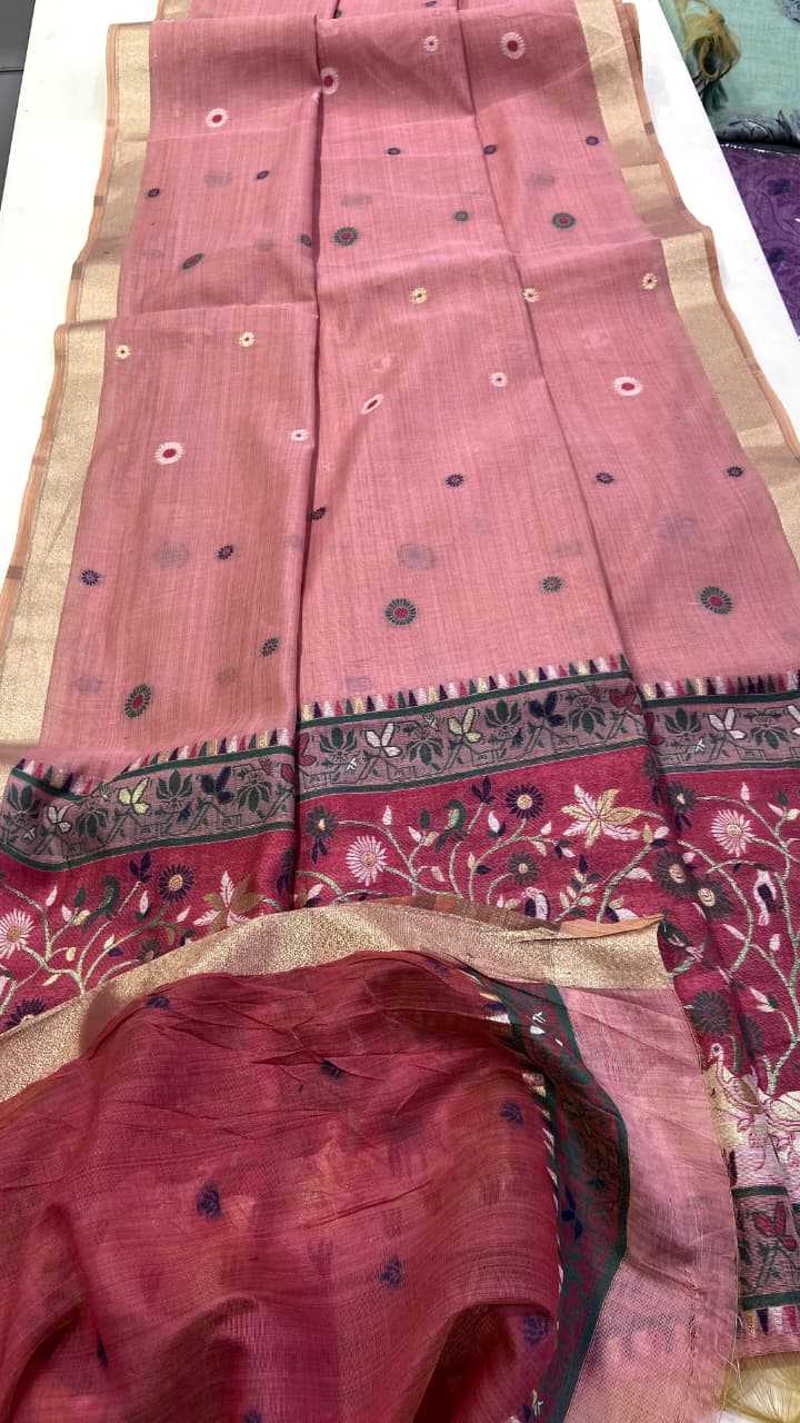 YNF Wholesale Soft Jamdani Designer Sarees KESH488 Ree | Surat Manufacturer