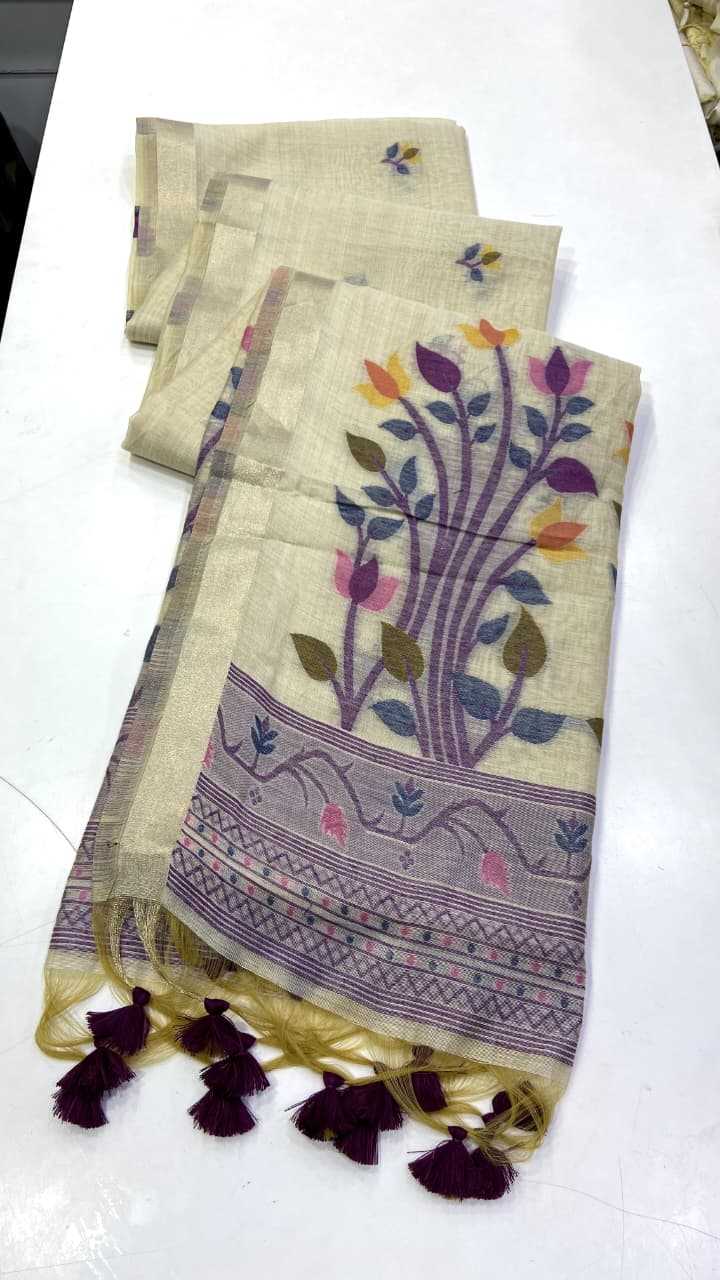 YNF Wholesale Cotton Floral Sarees  | Surat Manufacturer