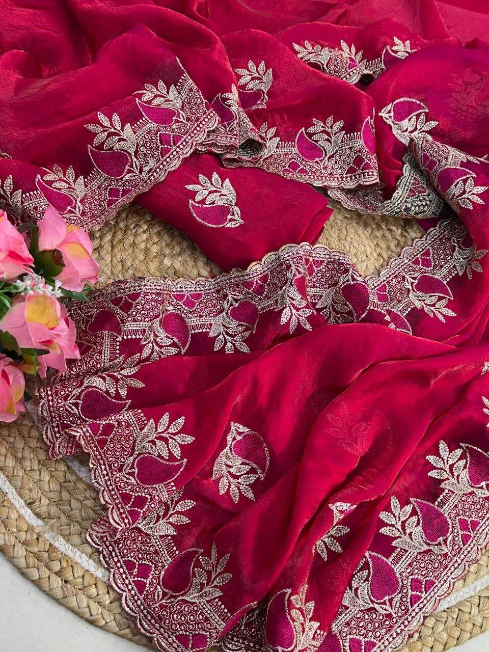 YNF Wholesale Space Silk Embroidered Sarees KESH488 Sare | Surat Manufacturer
