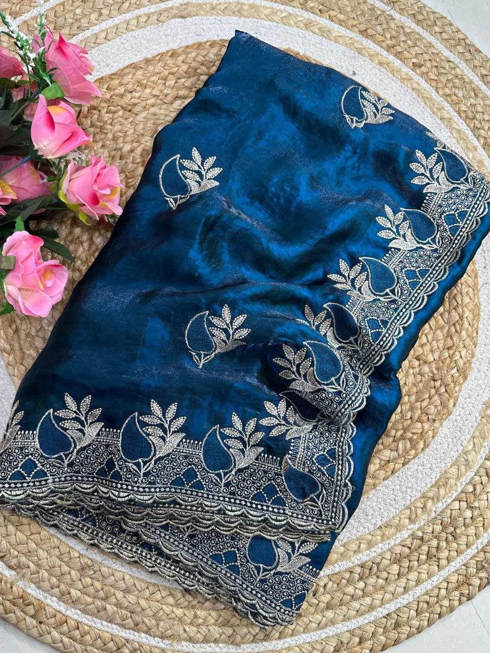 YNF Wholesale Space Silk Embroidered Sarees KESH488 Sare | Surat Manufacturer