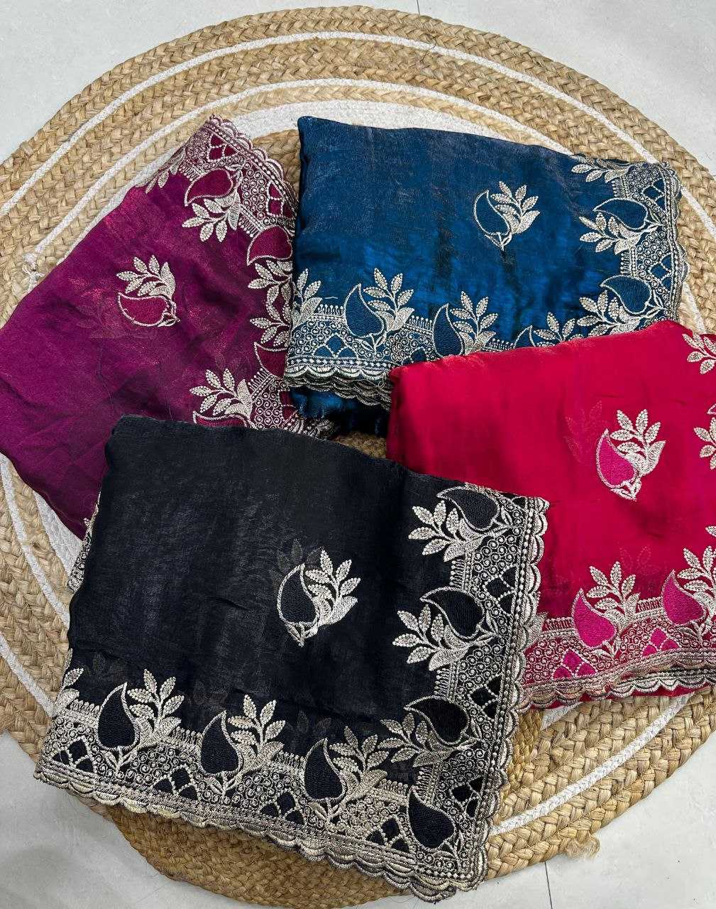 YNF Wholesale Space Silk Embroidered Sarees KESH488 Sare | Surat Manufacturer