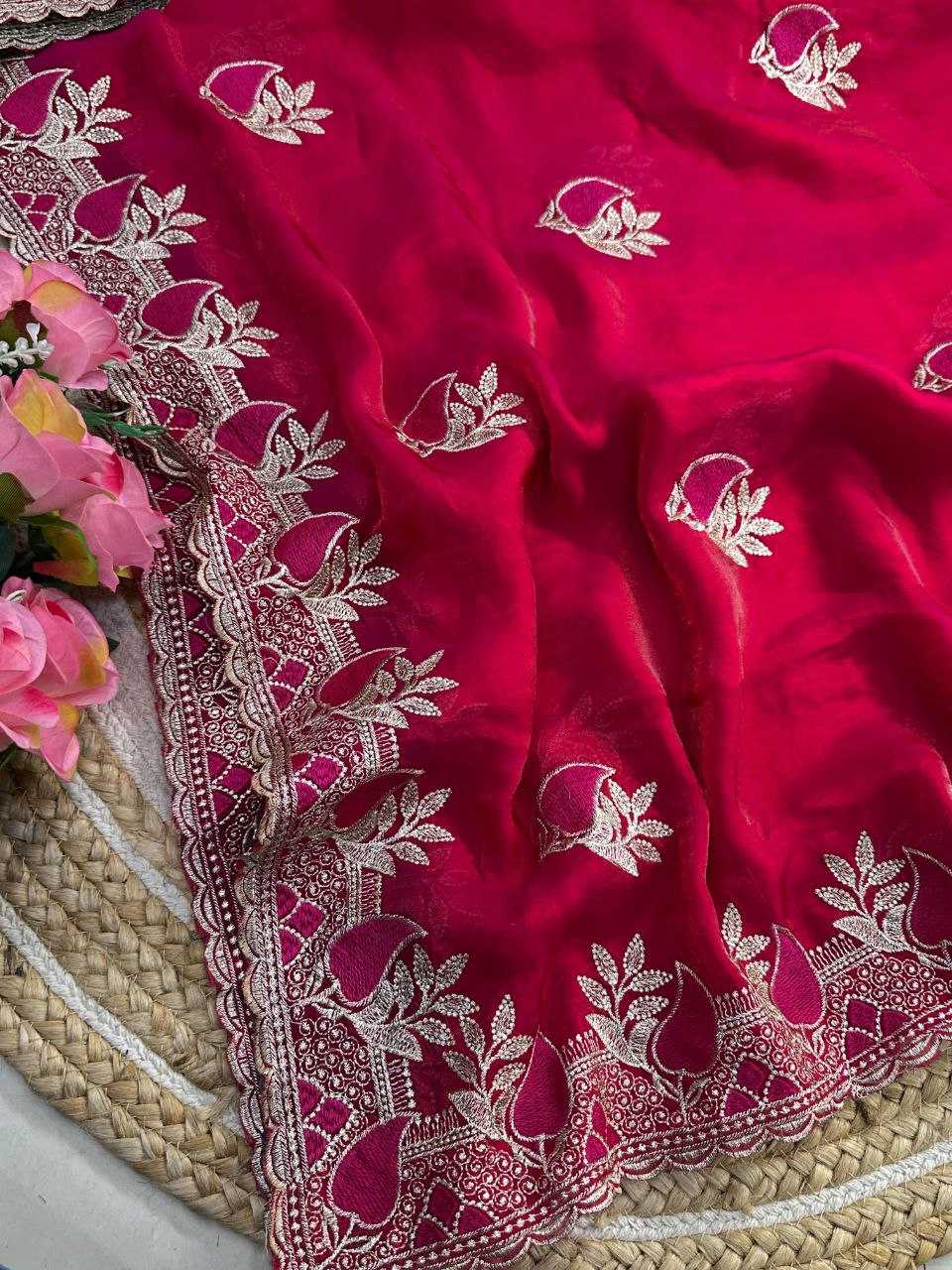 YNF Wholesale Space Silk Embroidered Sarees KESH488 Sare | Surat Manufacturer