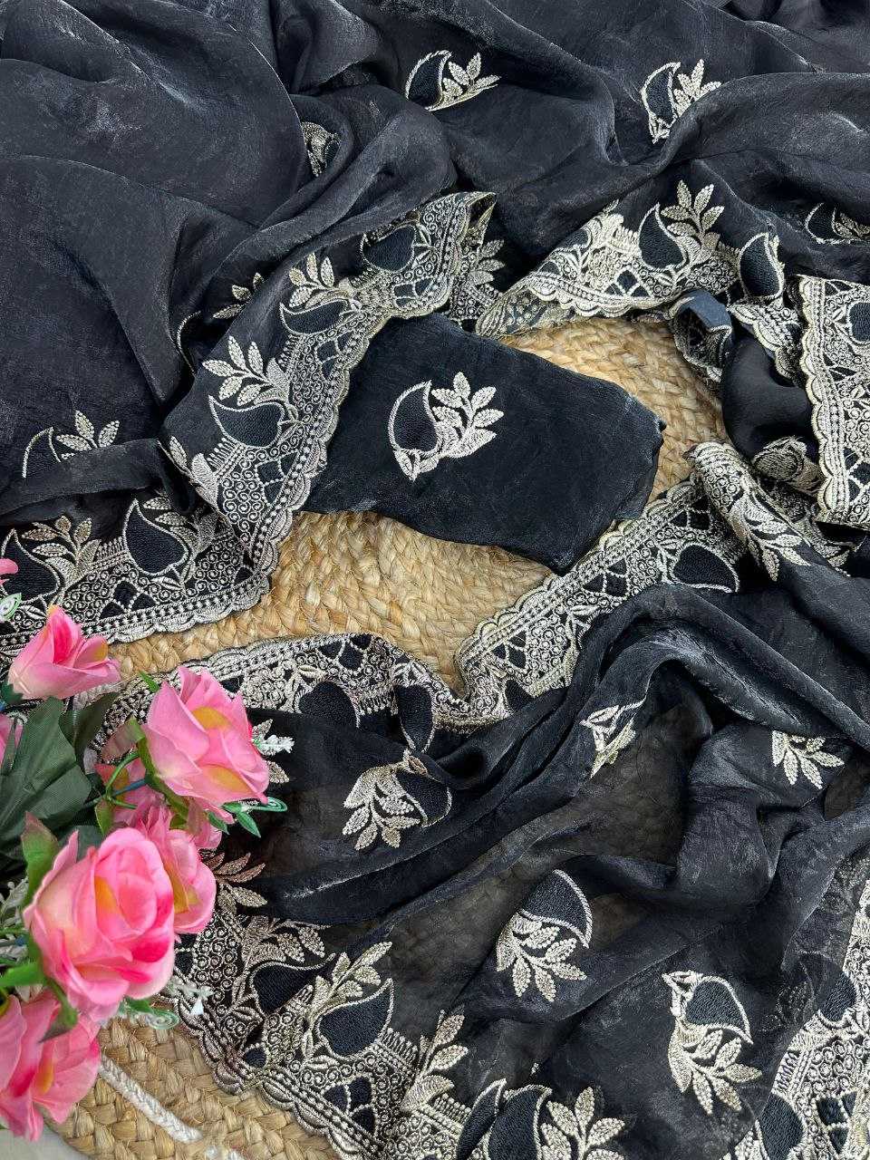 YNF Wholesale Space Silk Embroidered Sarees KESH488 Sare | Surat Manufacturer