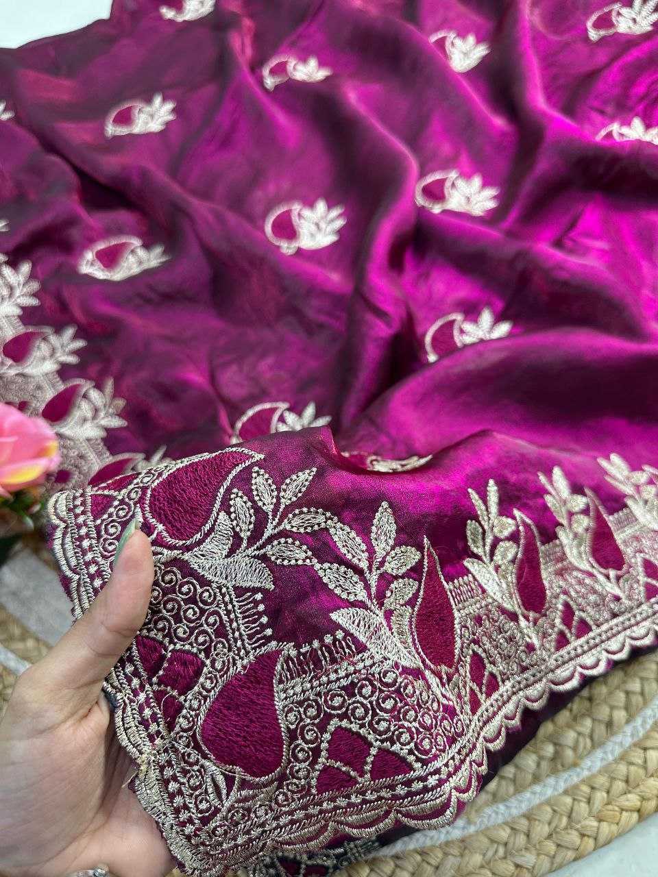 YNF Wholesale Space Silk Embroidered Sarees KESH488 Sare | Surat Manufacturer