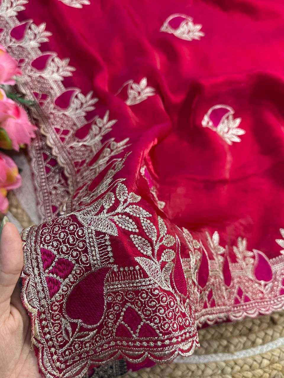 YNF Wholesale Space Silk Embroidered Sarees KESH488 Sare | Surat Manufacturer