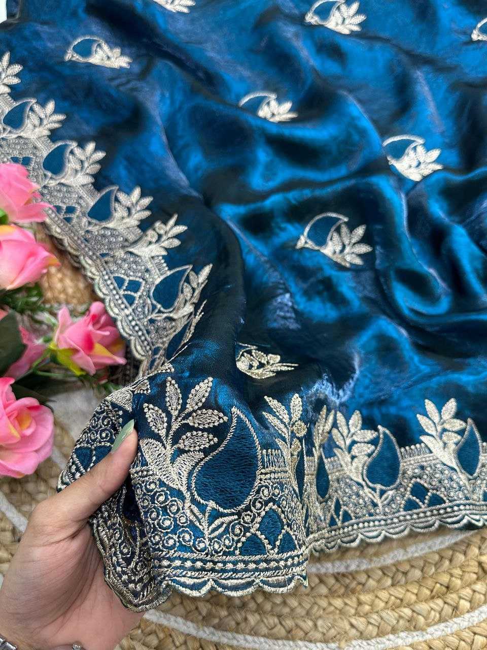 YNF Wholesale Space Silk Embroidered Sarees KESH488 Sare | Surat Manufacturer