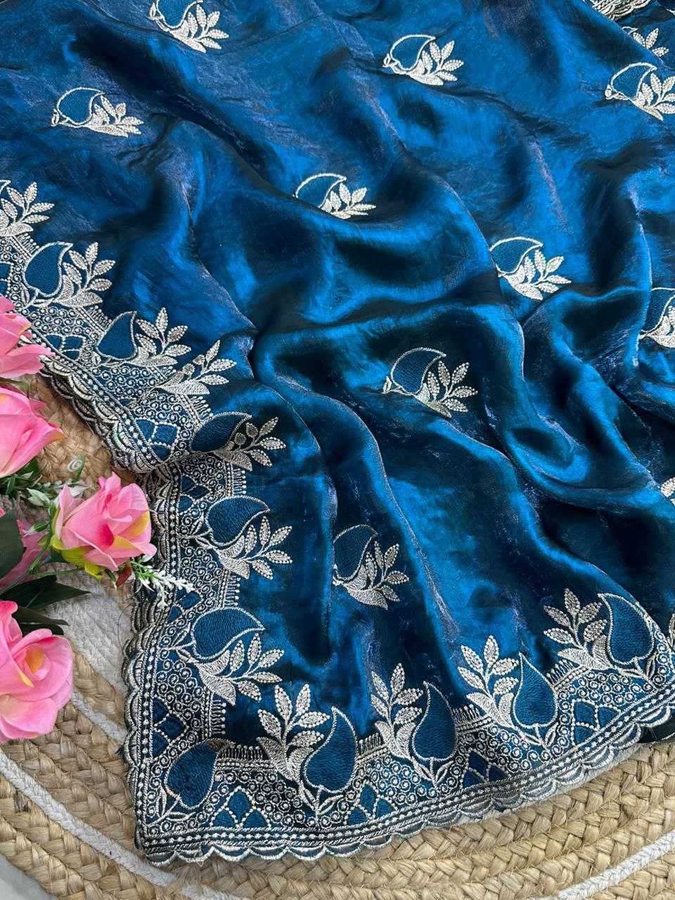 YNF Wholesale Space Silk Embroidered Sarees KESH488 Sare | Surat Manufacturer