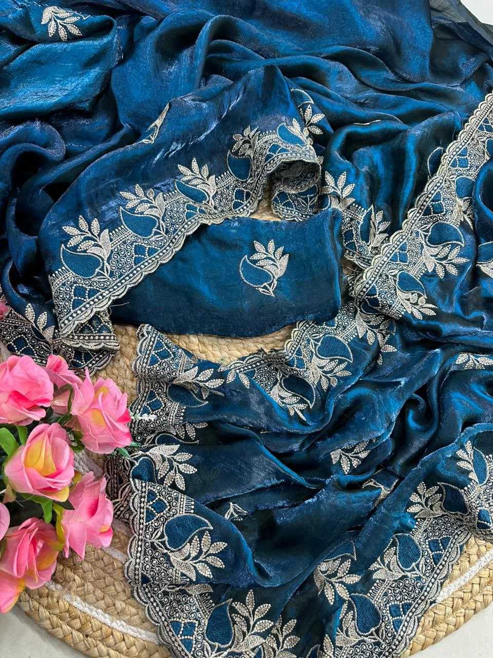 YNF Wholesale Space Silk Embroidered Sarees KESH488 Sare | Surat Manufacturer