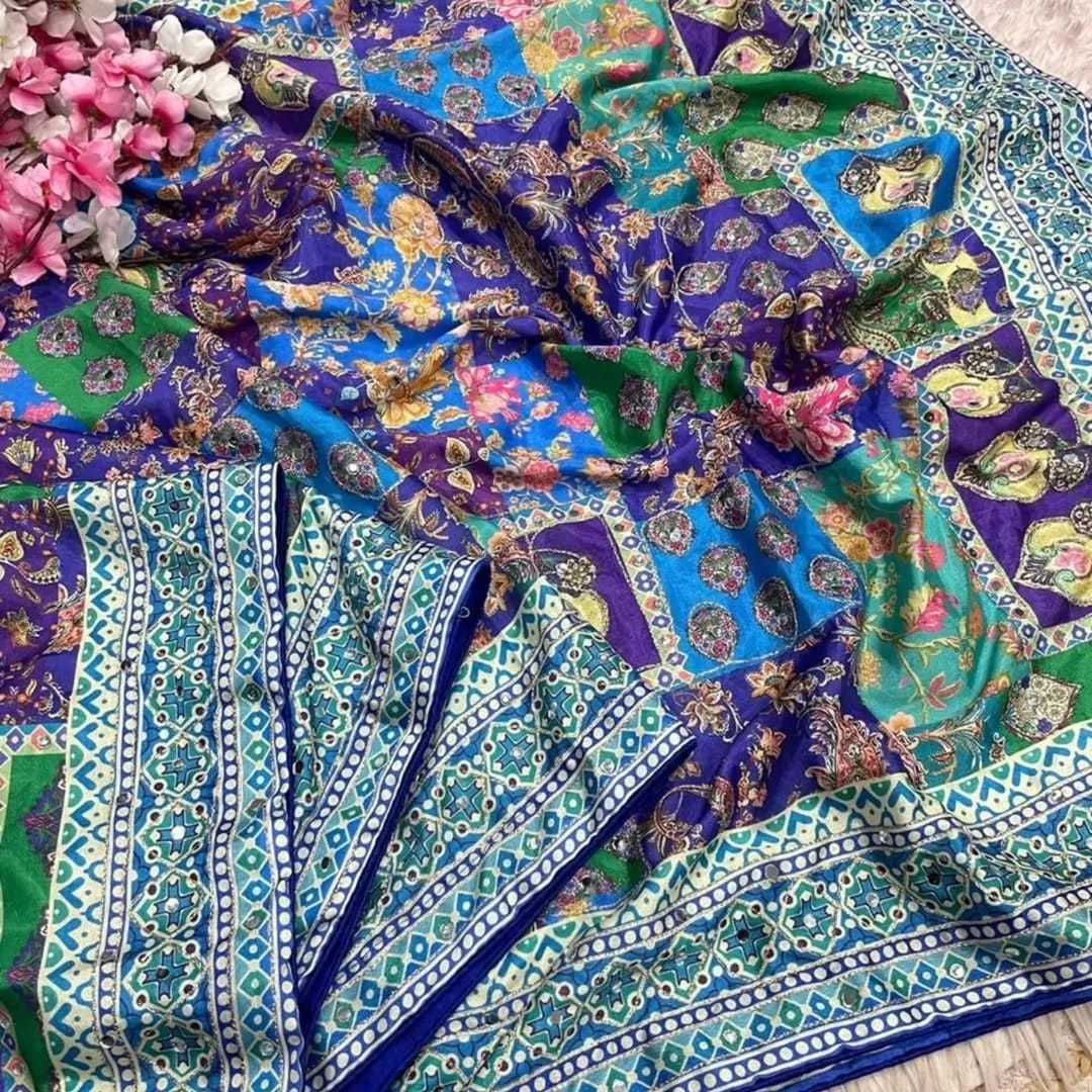 YNF Wholesale Chinon Designer Sarees  | Surat Manufacturer
