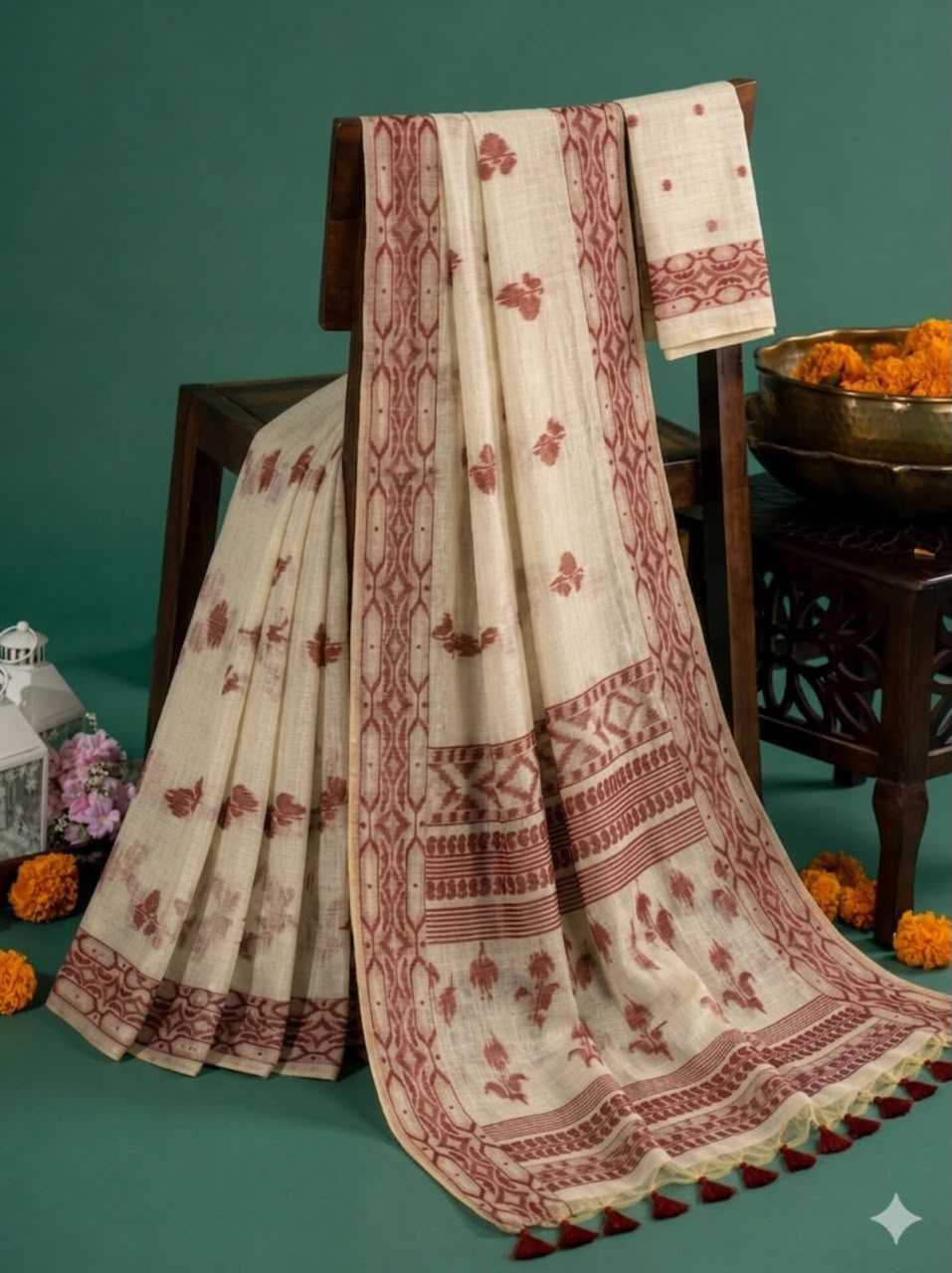 YNF Wholesale Cotton Designer Sarees  | Surat Manufacturer