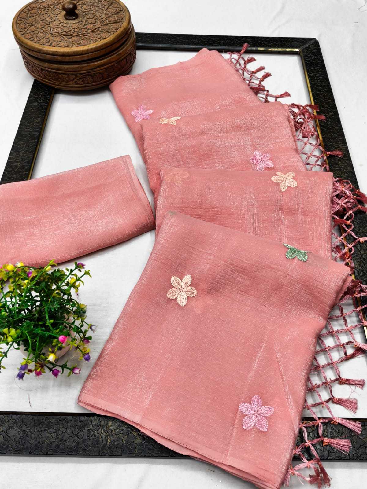 YNF Wholesale Crush Silk Lace Border Sarees KESH488 Soft | Surat Manufacturer