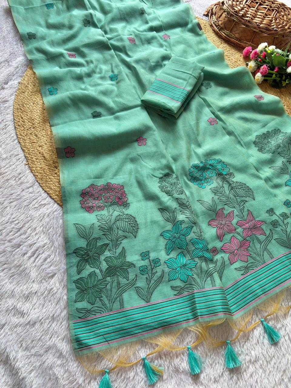 YNF Wholesale Soft Cotton Designer Sarees  | Surat Manufacturer