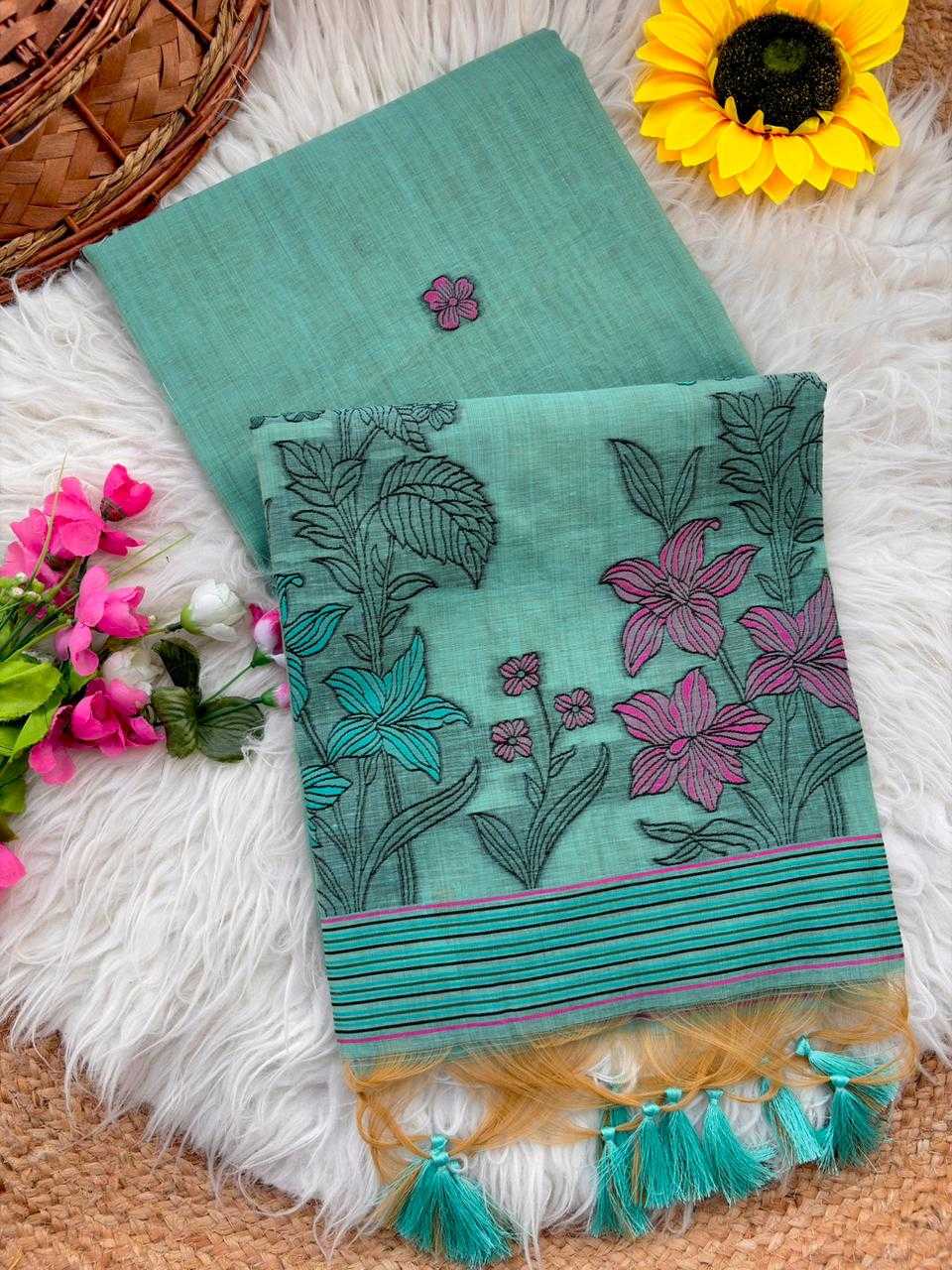 YNF Wholesale Soft Cotton Designer Sarees  | Surat Manufacturer