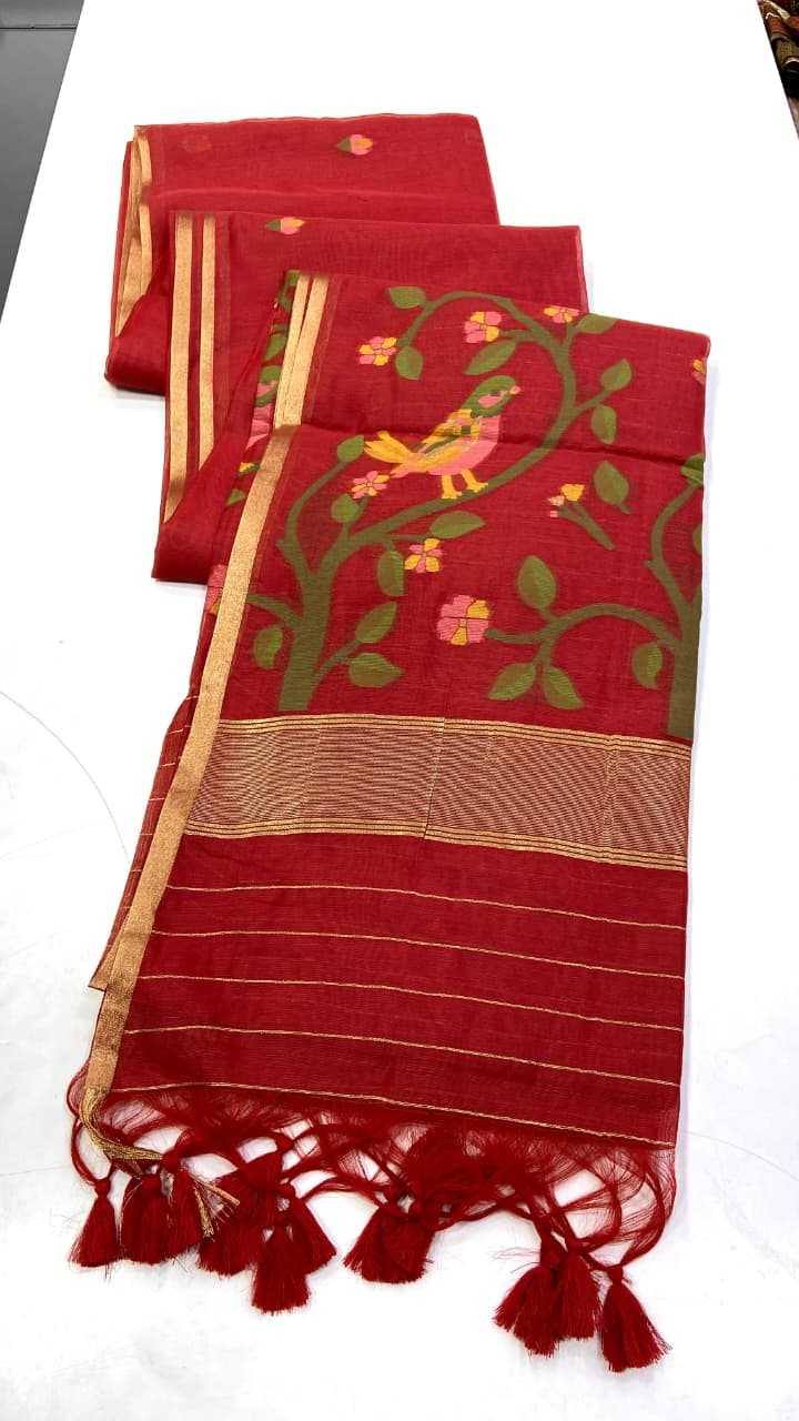 YNF Wholesale Soft Jamdani Designer Sarees  | Surat Manufacturer