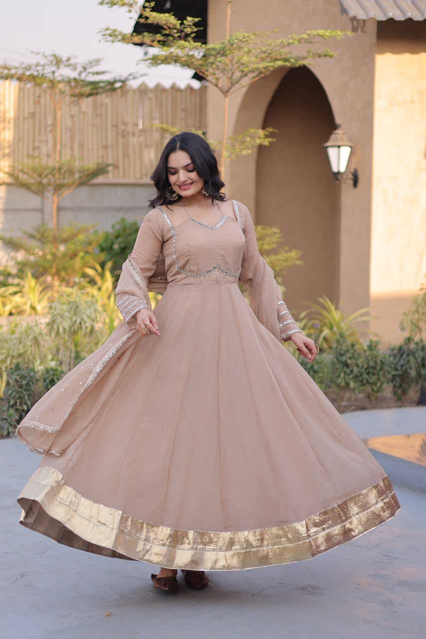 YNF Wholesale Crunchi Party Gowns  | Surat Manufacturer