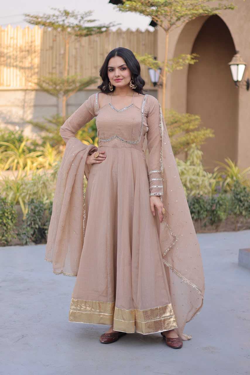 YNF Wholesale Crunchi Party Gowns  | Surat Manufacturer