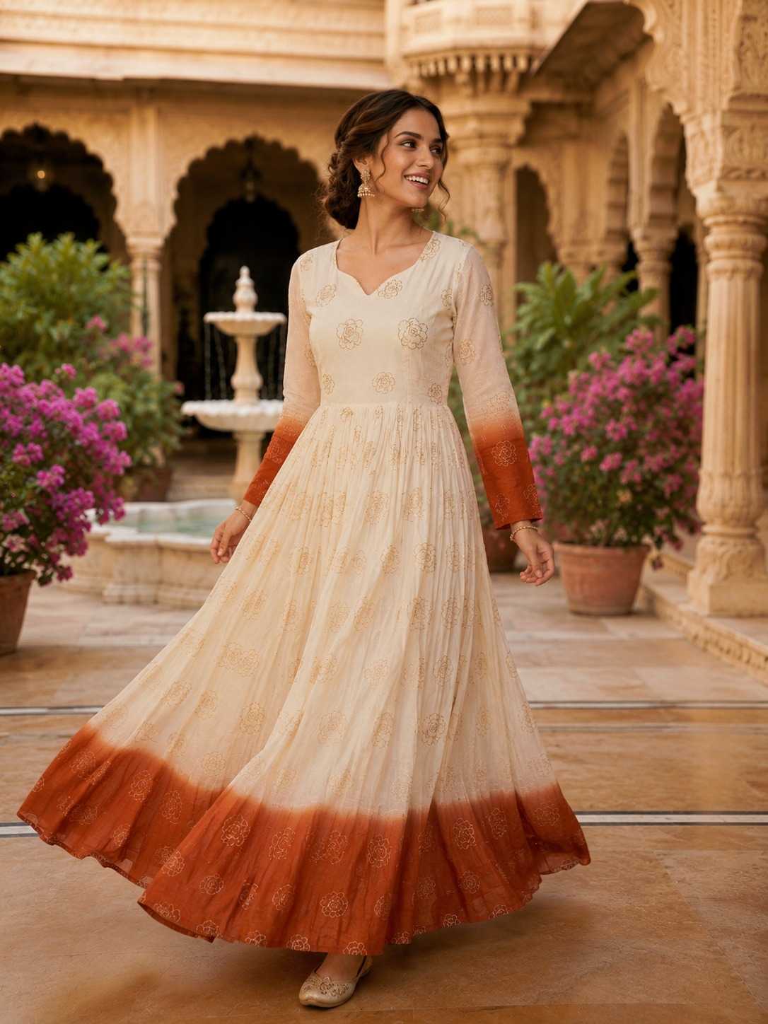 YNF Wholesale Crunchi Fancy Gowns  | Surat Manufacturer