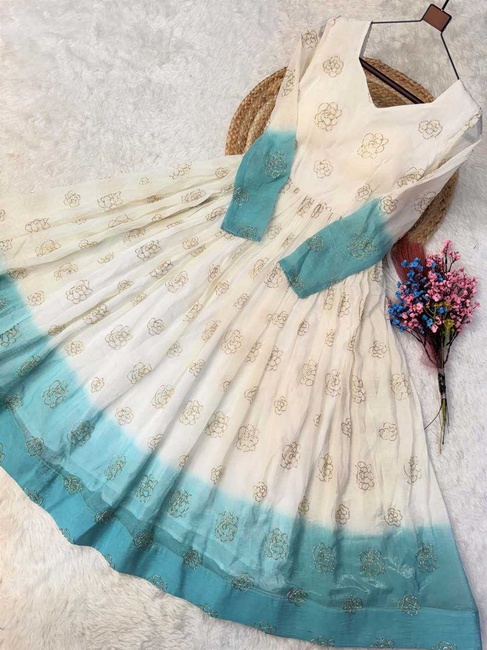 YNF Wholesale Crunchi Fancy Gowns  | Surat Manufacturer
