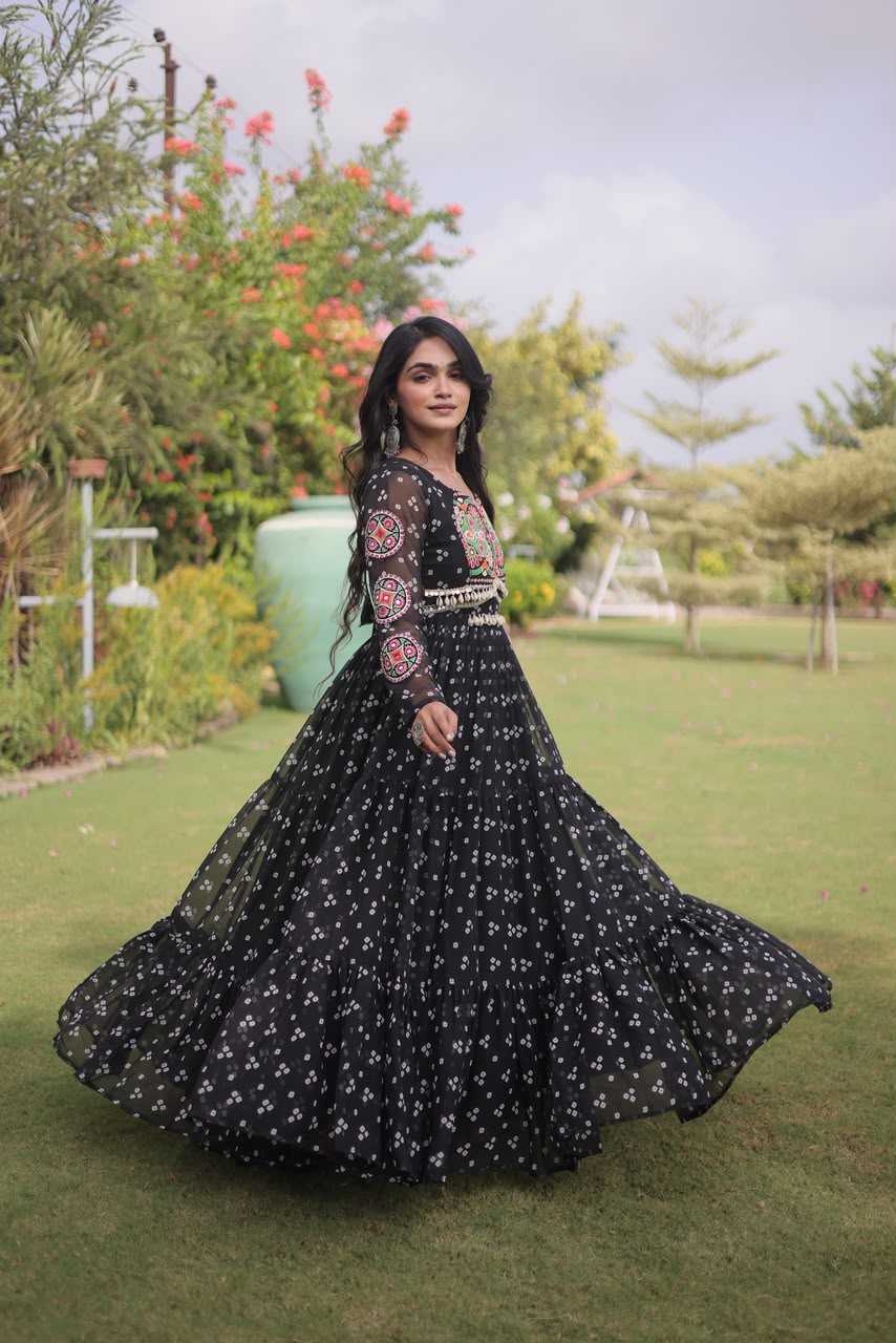 YNF Wholesale Georgette Printed Gowns KESH489 1268 | Surat Manufacturer