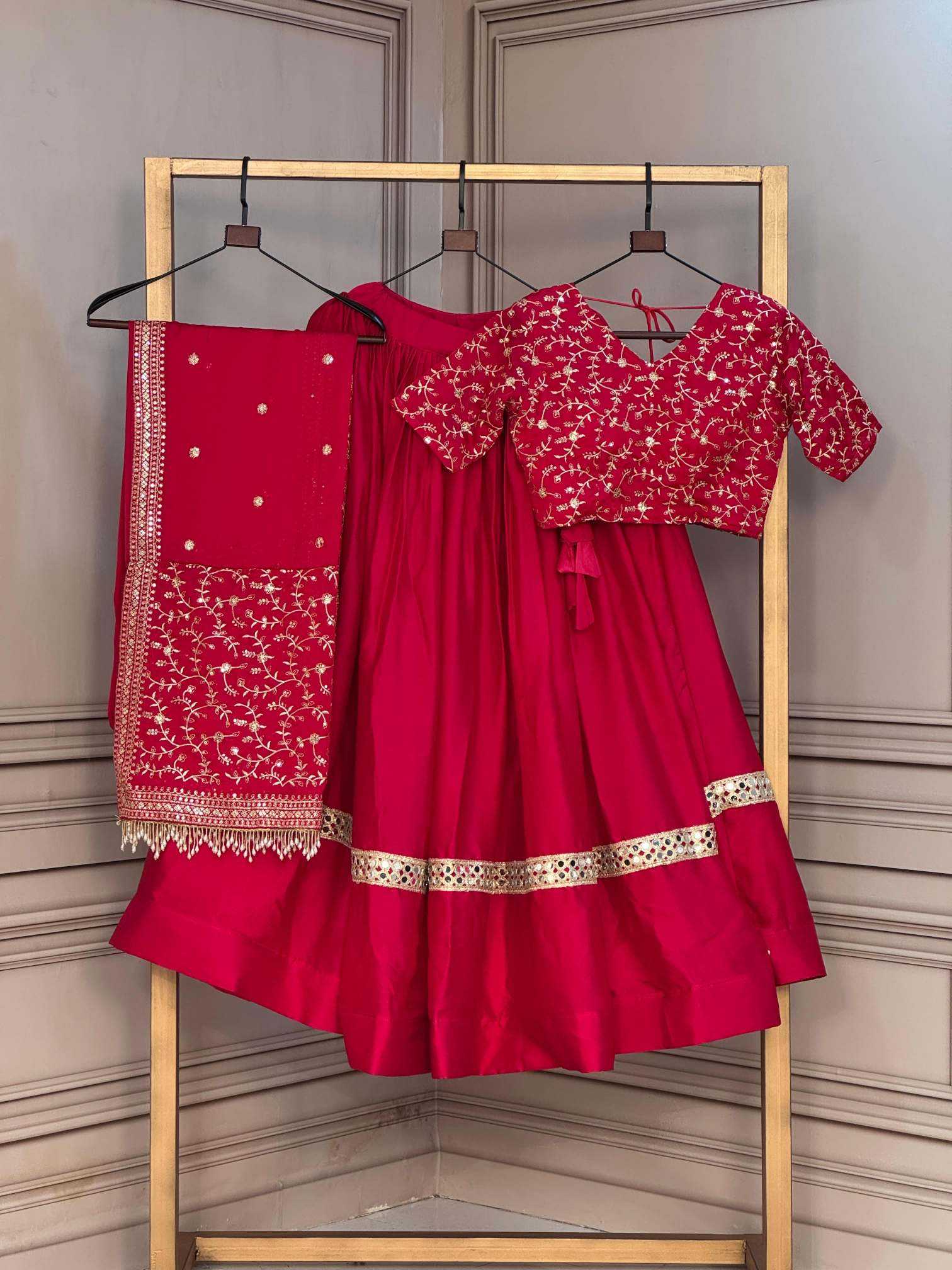 YNF Wholesale Satin Embroidered Lehenga KESH489 5073 | Surat Manufacturer