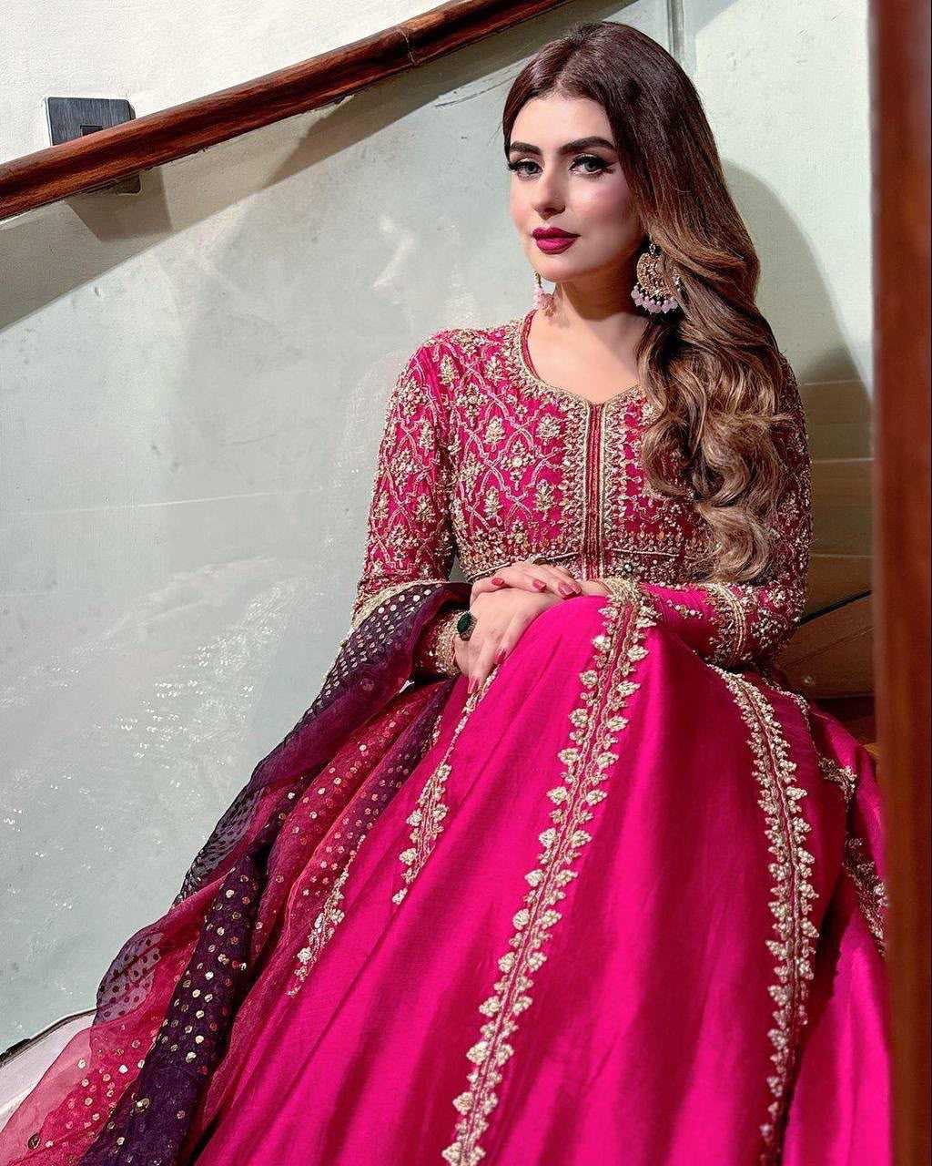 YNF Wholesale Chinon Silk Embroidery Gowns KESH492 1319 | Surat Manufacturer