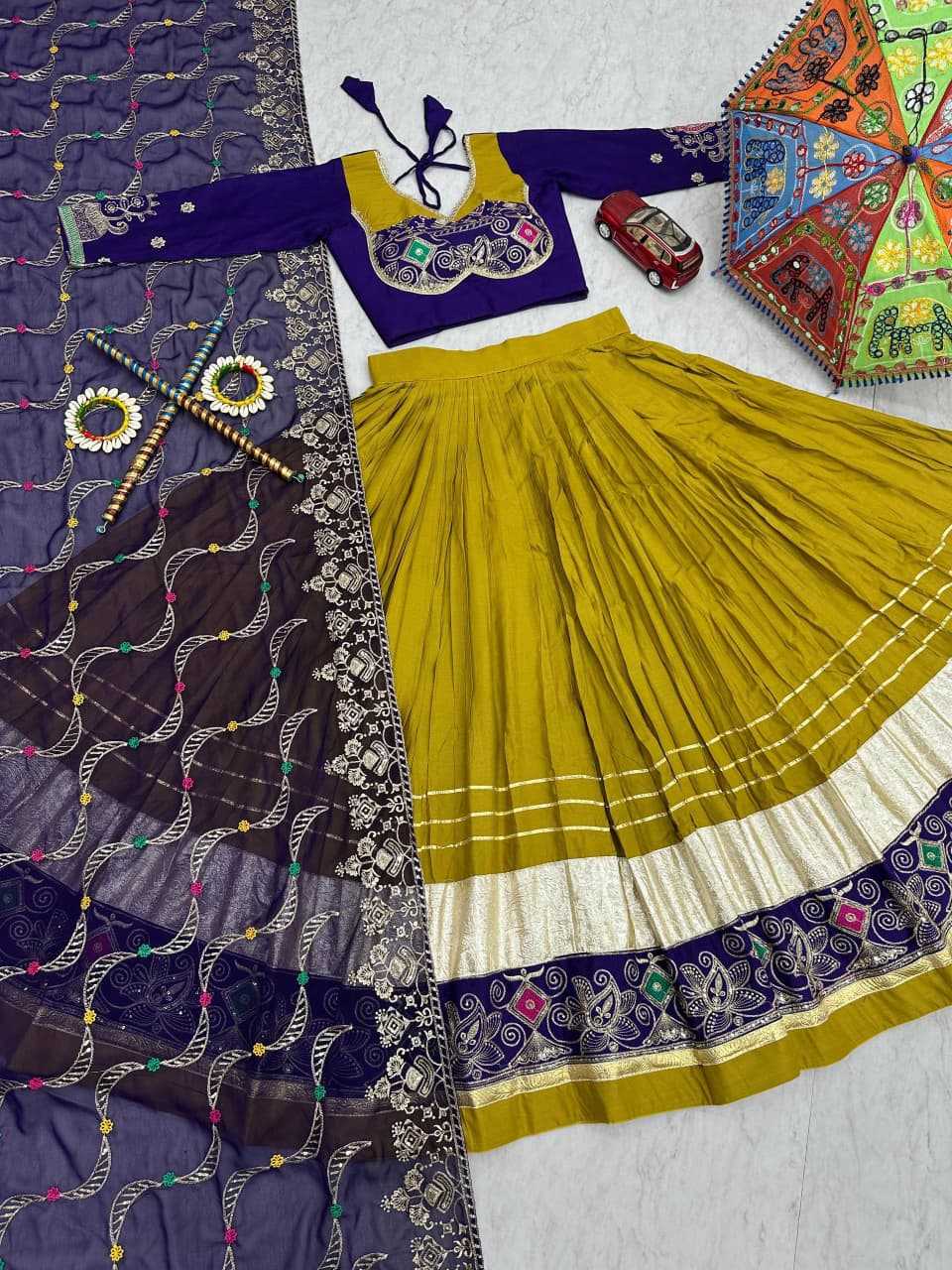 YNF Wholesale Cotton Embroidered Lehenga  | Surat Manufacturer