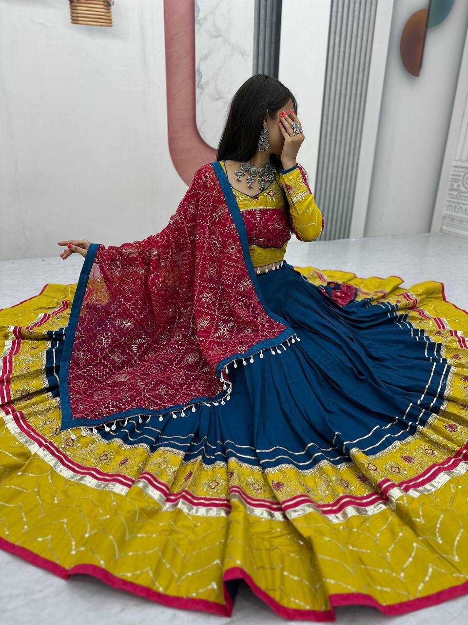 YNF Wholesale Cotton Embroidered Lehenga  | Surat Manufacturer